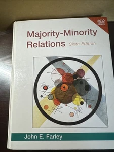 MAJORITY-MINORITY RELATIONS, BOOKS A LA CARTE EDITION (6TH By John E. Farley - Picture 1 of 6