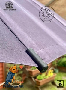 Durable Protective Caps for Outdoor Parasol – Prevent Fabric Wear - Picture 1 of 12