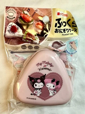 Sanrio My Melody Kuromi Onigiri Rice Ball mold Case Bento lunch box from Japan - image 1 of 4