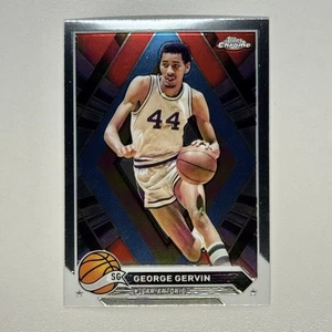 2023-24 Topps Chrome #75 George Gervin - Picture 1 of 2
