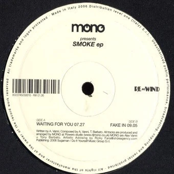 Mono - Smoke EP - Italian 12"  Vinyl - 2006 - Re««Wind - Image 1 of 1