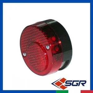 Fanale Posteriore Tondo Ø65mm 2 Luci per MotoCross Enduro Anni 70 80 con Viti - Imagen 1 de 7