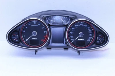 2011 2012 Audi R8 5.2 Speedo Speedometer Instrument Cluster OEM Used - Image 1 of 4