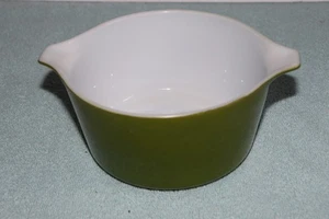 Vintage Pyrex 473, 1 Quart, Auflaufform, "Verde", "Avacado Grün, Doppelauslauf - Bild 1 von 3