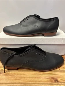Ms. Stomper Size 8.5 N(narrow) WOMENS Clogging\ Tap Dance Shoes, (no Taps) BLACK - Picture 1 of 7