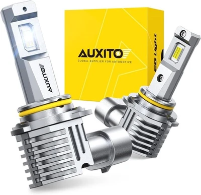 AUXITO White 9005 HB3 LED Headlight Super Bright Bulbs Kit HIGH/LOW Beam 6500K - Image 1 of 4