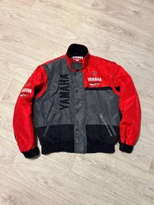 Vintage Yamaha Racing Zip Moto Jacket 90s - Picture 1 of 10
