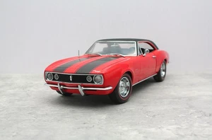 ERTL AMERICAN MUSCLE 1:18 CHEVROLET CAMARO 1967 Z-28 RED CAR Model - Picture 1 of 9