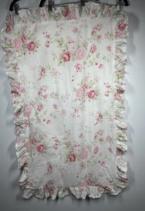 Rachel Ashwell Kissenbezüge Shabby Chic Rosa Misty Rose Rüschen 24”x40” - Bild 1 von 6