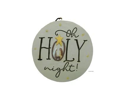 Oh Holy Night Adorno de Navidad con Belén - Nuevo por Blossom Bucket #52099 Foto 1 de 4