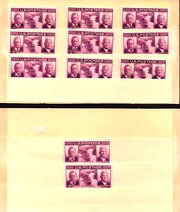 Lote de 11 estampillas de 3 centavos de Estados Unidos 1939 25 aniversario Canal de Panamá Scott #856 como nuevas - Imagen 1 de 2