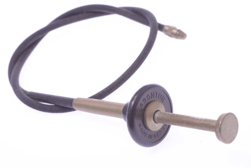 ✅ PRONTOR 40CM 15.74” REMOTE SHUTTER CABLE RELEASE NICKLE PLATED  142-1 - Image 1 of 1