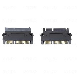 SATA 22Pin 7+15 Male to SATA 22P 7+15 Male extension convertor Straight adapter - Picture 1 of 8
