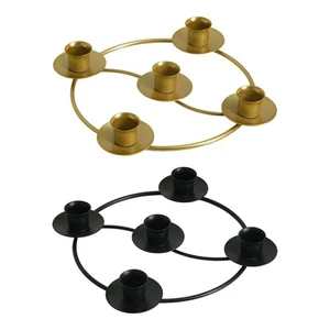 Advent Wreath  Advent Candle Holder European Home Decor Candlestick Metal - Picture 1 of 11