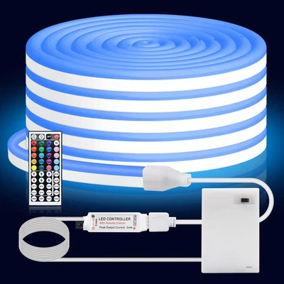 Striscia Neon LED Flessibili RGB Impermeabili Dimmerabile 5V [3M] - Con Controll - Immagine 1 di 4