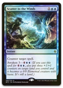 Scatter to the Winds #85 (Foil) (LP) Battle for Zendikar BFZ Magic MTG - Picture 1 of 1