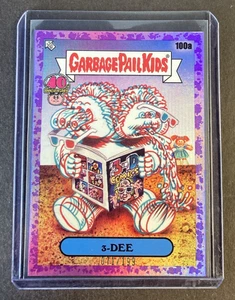 2025 Topps GPK Worst Of 40th Anniversary 3-Dee Purple /199 #100a - Picture 1 of 2