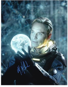 Foto autógrafa firmada a mano por Michael Fassbender Prometheus certificado de autenticidad 10x8 - Imagen 1 de 2
