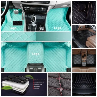 Fit For Mercedes-Benz Car Floor Mat Trunk Carpet Cargo Liner Rug Waterproof PU — 第 1/4 张图片