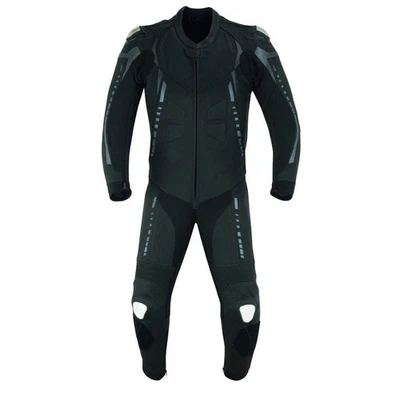 Motorbike Leather Racing Suit Genuine Cowhide CE Approved Motorcycle Gear - Image 1 of 4