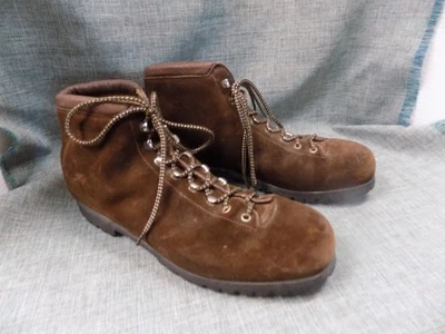 SCARPA FABIANO Italian Suede THE ALPS Hiking Mountain Boots Mens US 15 N Vibram - Image 1 of 4