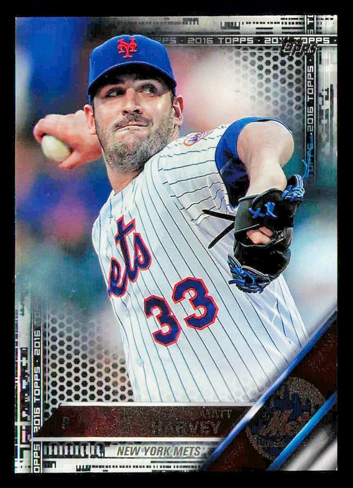 Matt Harvey 2016 Topps #67/65 Black New York Mets Foto 1 de 2