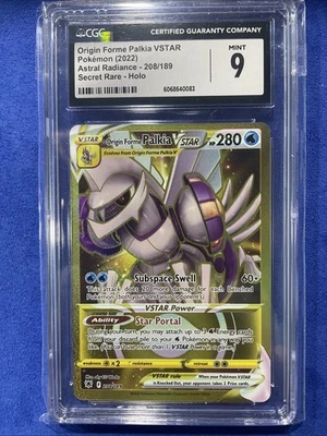 Pokemon Origin Forme Palkia VSTAR 208/189 Swsh10: Astral Radiance CGC 9 MINT - Image 1 of 2