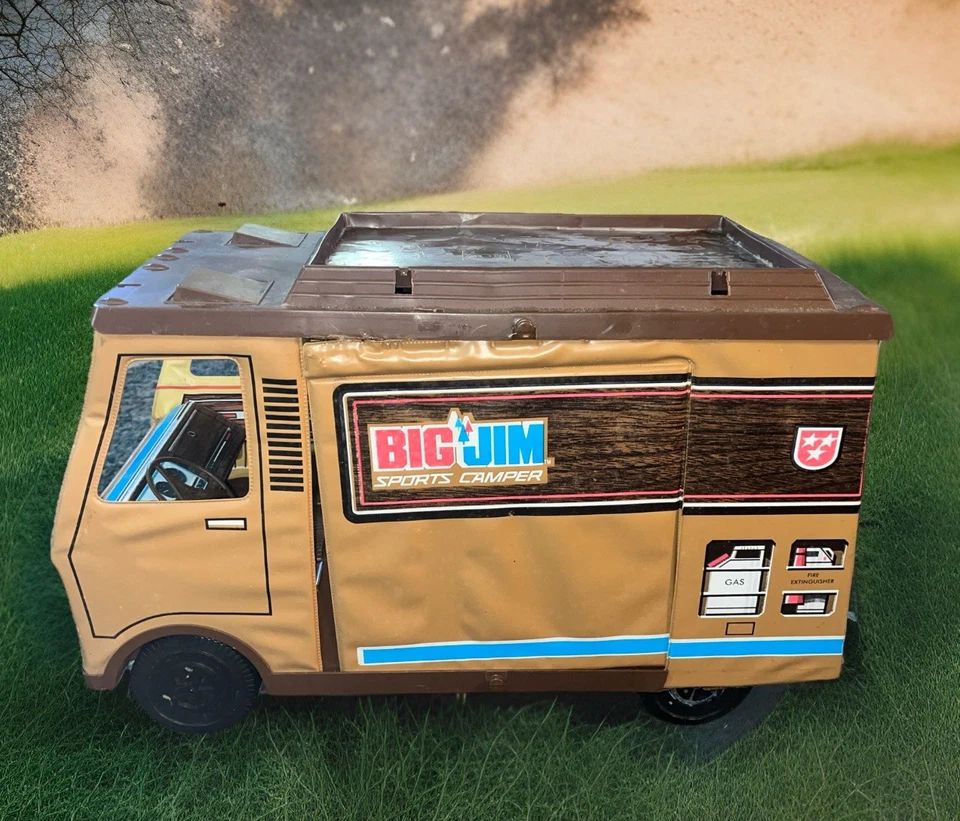 Camper esportivo vintage da década de 1970 Big Jim - Imagem 1 de 4