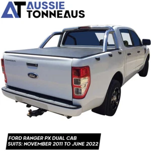 Clip On Tonneau Cover for Ford PX Ranger Dual Cab- Nov 11 -June 2022 (Suits S/B) - Picture 1 of 9