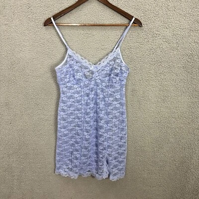 APT.9 蕾丝内衣娃娃懒人连衣裙女式 M 紫色透明花卉 Coquette — 第 1/4 张图片