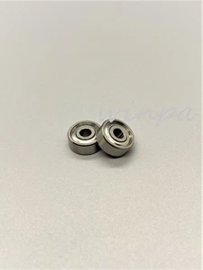 2 x SMR103-ZZ 2 geschirmte Edelstahl Kugellager 3 mm x 10 mm x 4 mm NEU  - Bild 1 von 2