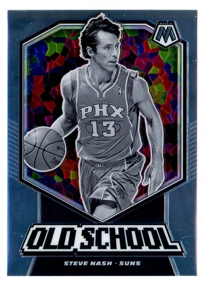 Steve Nash 2019-20 Mosaic OLD SCHOOL #1 Suns - Image 1 of 1