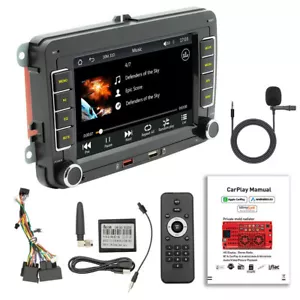 Für VW GOLF 5 6 Passat Touran mit Mikrofone 7" Autoradio GPS Navi 2TB Car Player - Bild 1 von 21