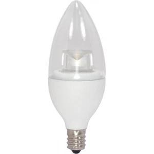 Satco S8950 - 2.8 Watt B11 Light LED Bulbs - 3000K - 120 Volt (6 Pack) - Picture 1 of 2