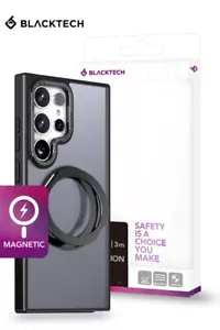 Samsung S25 S24 Plus Ultra Case Magnetic Shockproof Thick Cover Stand Blacktech - Picture 1 of 23