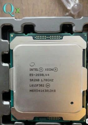 Intel Xeon E5 2650L V4 LGA 2011-3 CPU Processor 14 Core 35MB 65W 1.7GHz SR2N8 - Image 1 of 2