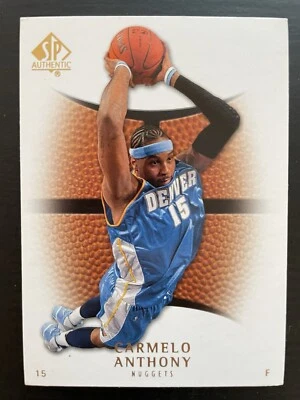 2007-08 SP Authentic #67 Carmelo Anthony - Image 1 of 2