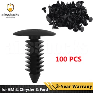 100pcs Nylon Retainer Clips Christmas Tree Fasteners for GM 1595864 1605396 US - Picture 1 of 6