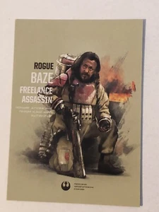 Rogue One Trading Card Star Wars #PF9 Baze - Picture 1 of 2