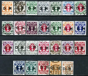 Stamps Danzig, Scott # O1-O27 used, complete set - Picture 1 of 1