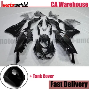 Glossy Black Fairing Kit w/ Tank Cover For Kawasaki Ninja ZX6R 2024 2025 ZX636 - Picture 1 of 3