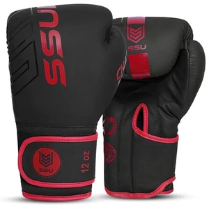 SSU Boxhandschuhe 12oz für Damen Herren Muay Thai MMA Sparring Boxen Training - Bild 1 von 9