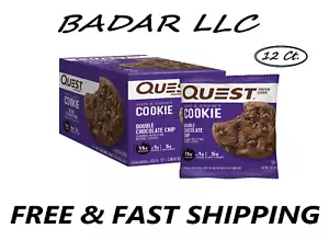 Quest Protein Cookie, Double Chocolate Chip, 15g Protein, 12 Ct - Picture 1 of 1