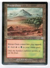 MAGIC the GATHERING---Shivan Oasis-Invasion (MTG-1-1)