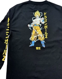 Dragon Ball Z Shirt Primitive Skateboards Mens Medium Black Graphic Broly LS Tee - Picture 1 of 9