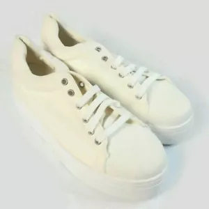 Scarpe da ginnastica ASOS DESIGN Wide Fit Day Light chunky flatform stringate bianche - Foto 1 di 12