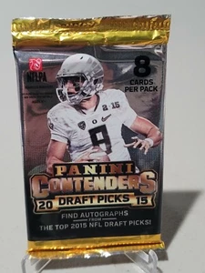2015 PANINI CONTENDERS DRAFT PICKS FACTORY SEALED HOBBY PACK 8 CARDS PER PACK - Picture 1 of 1