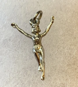 "Colgante/dije bailarina bailarina niña bailarina de ballet tono plata 1""" - Imagen 1 de 3