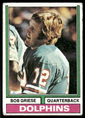 1974 Topps #200 Bob Griese - Image 1 of 2