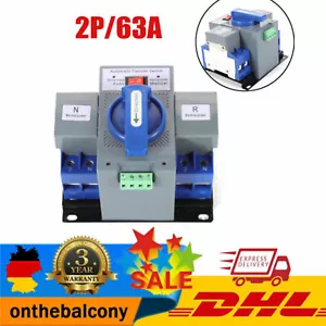 Automatischer Transferschalter Notstrom Umschalter Leistungsschalter Dual Power - Bild 1 von 19
